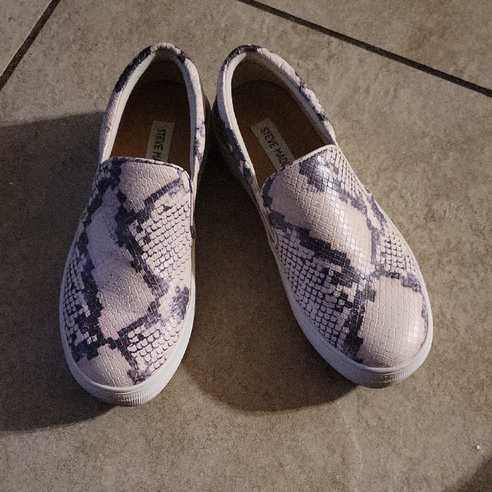 Steve Madden Python Pattern Slip-Ons
